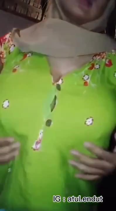 Hijab daster hijau sange