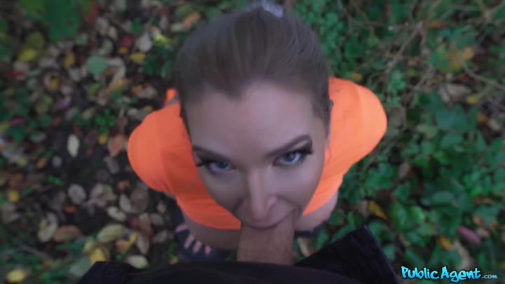 Public Agent - Alexxa Vice - Tight Leather Trousers and Big Tits