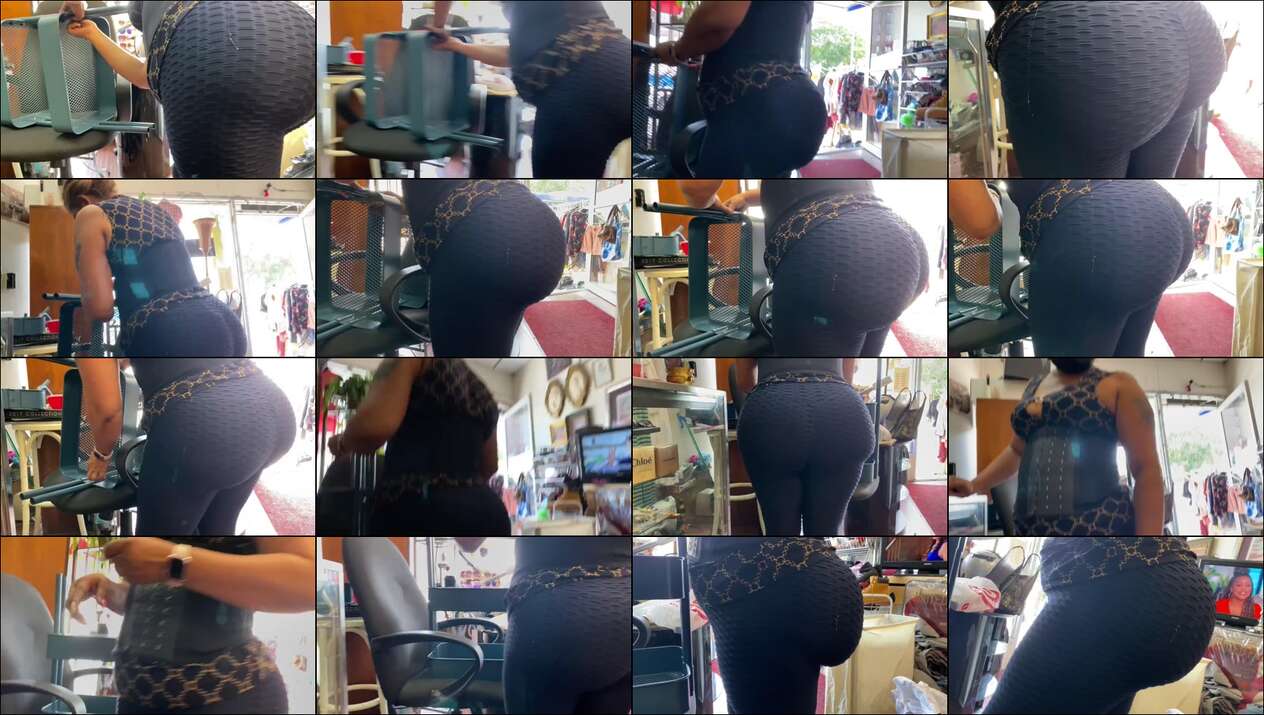 retail booty candid videos