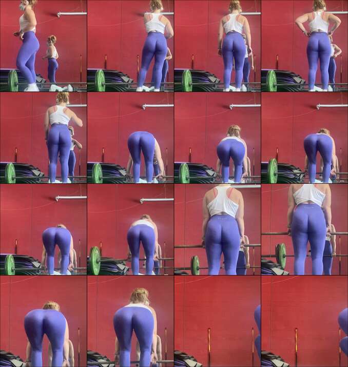 candid gym videos