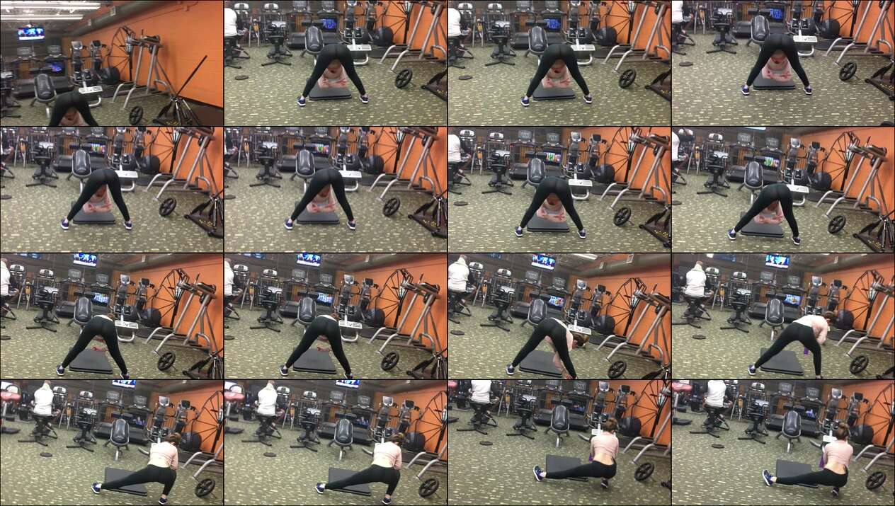 candid gym videos