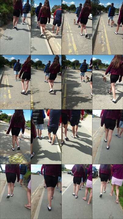 uk leggings candid videos