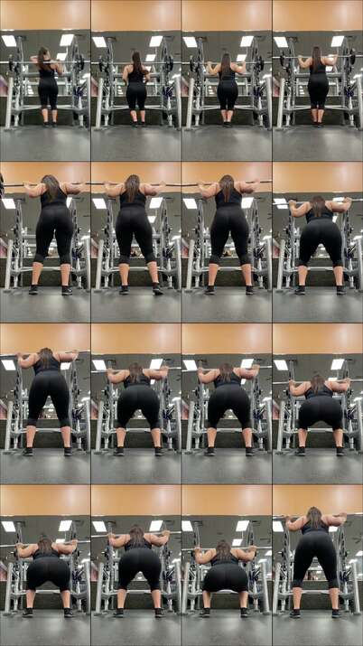 candid gym videos