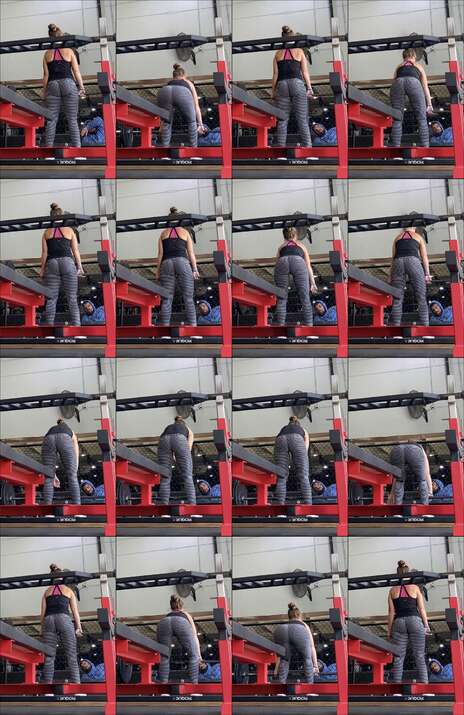 candid gym videos