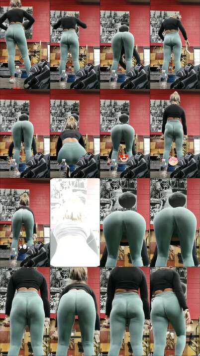 candid gym videos
