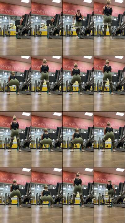 candid gym videos