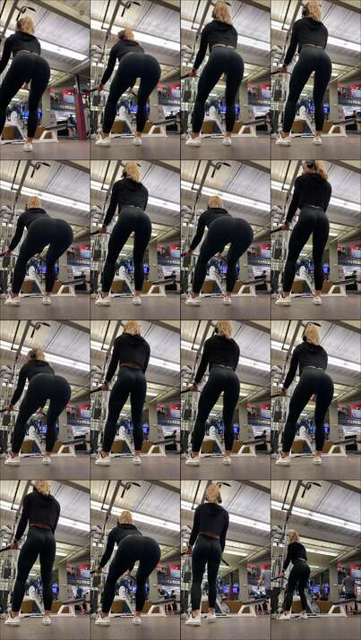 candid gym videos