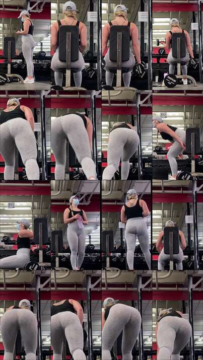 candid gym videos