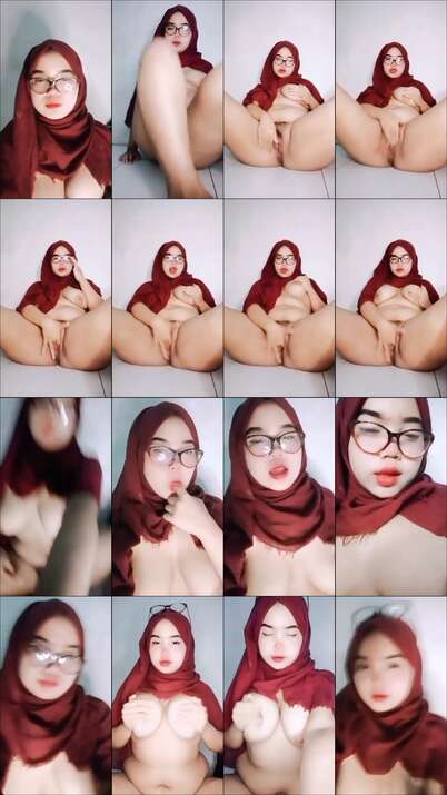 Abg cantik jilbab berkacamata colmek