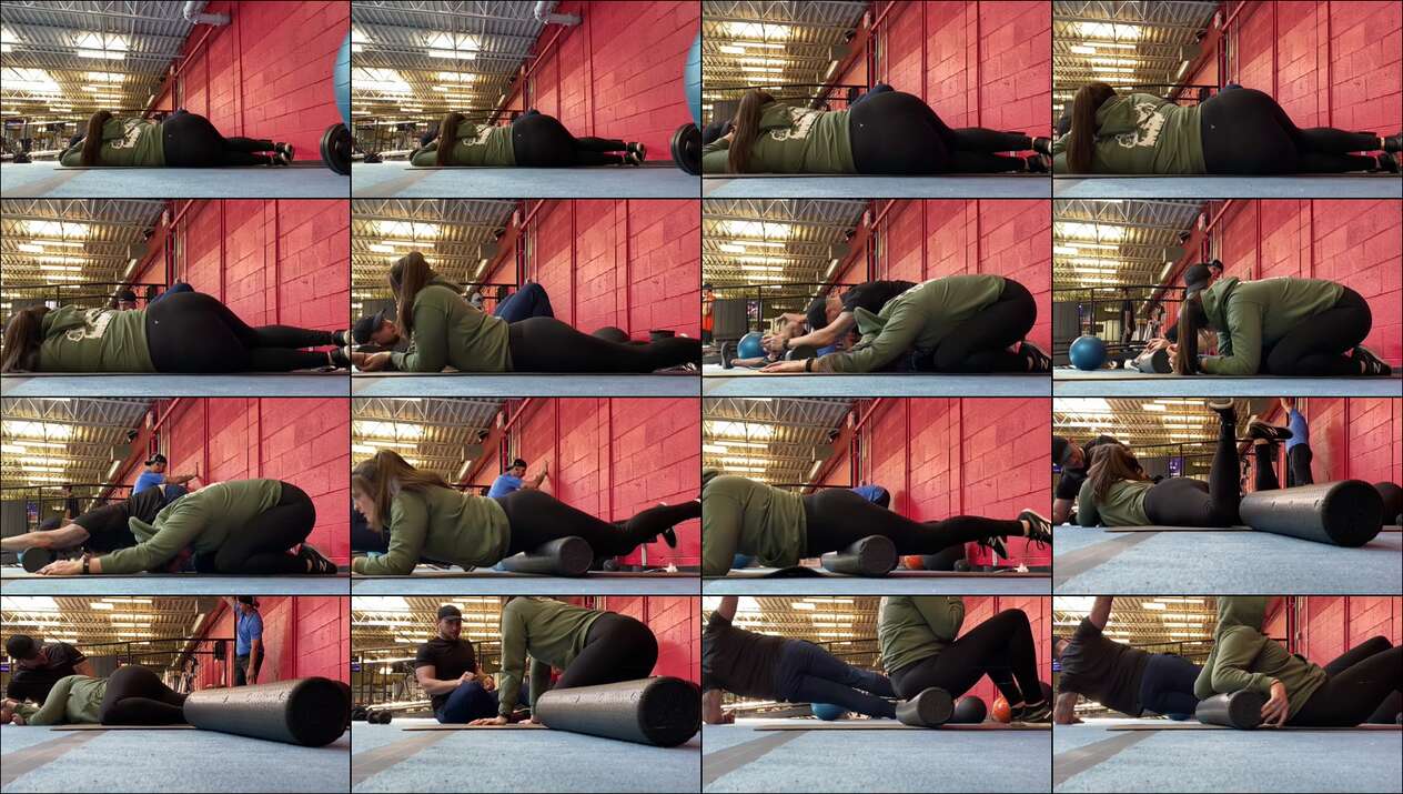 candid gym videos