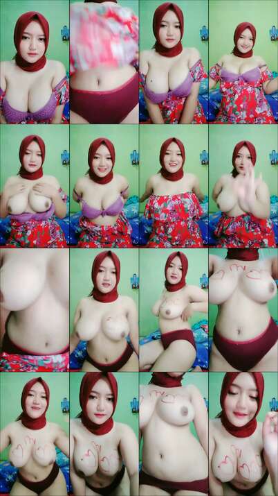 Jilbab Tobrut toketnya bikin ngiler