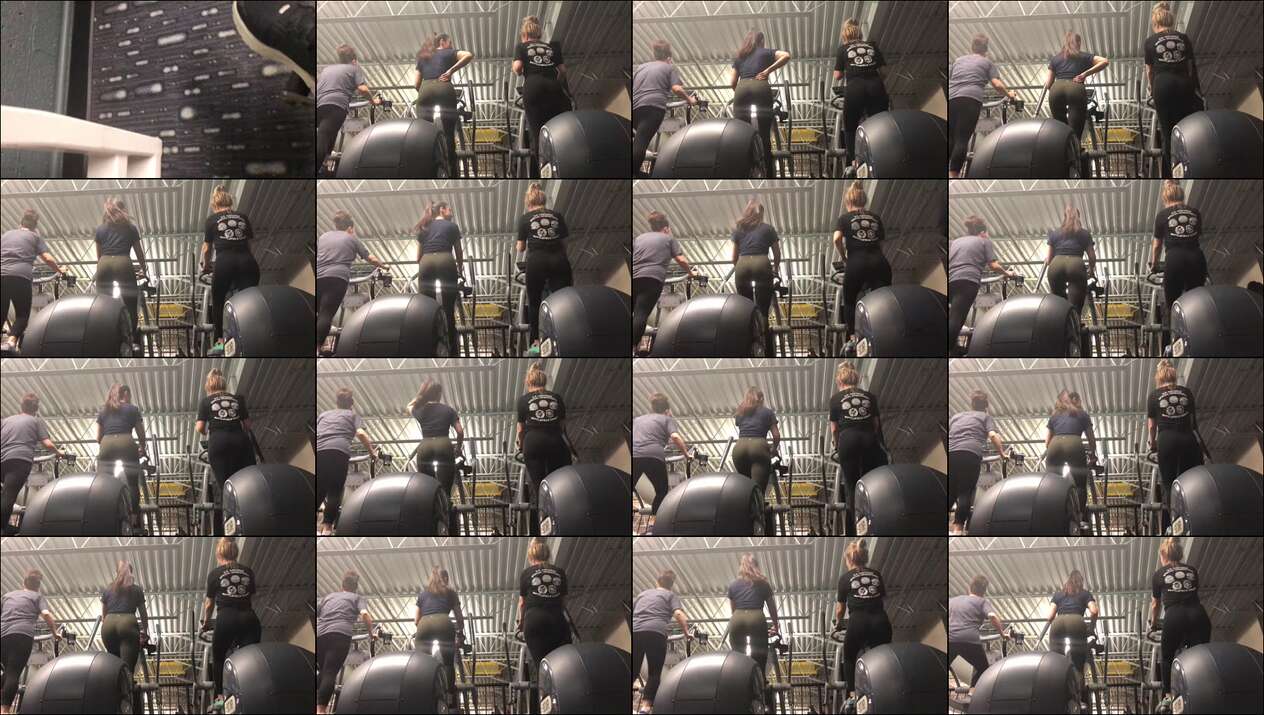candid gym videos