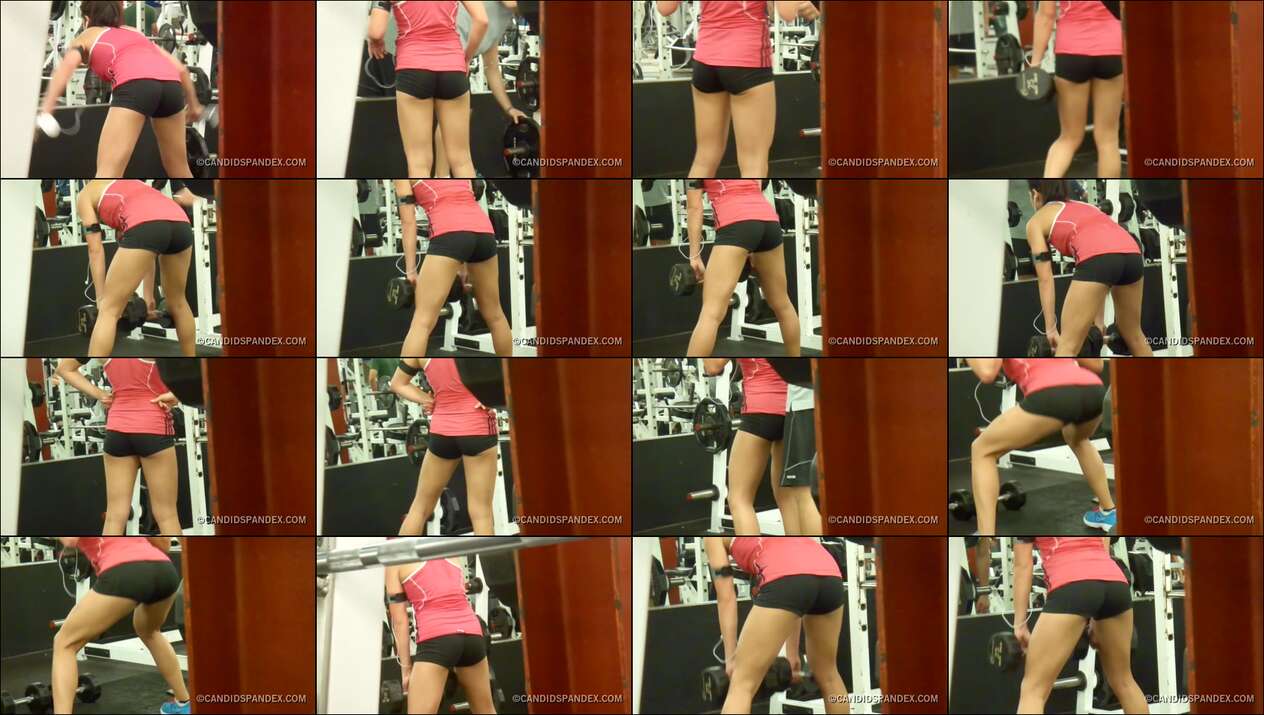 candid spandex shorts videos