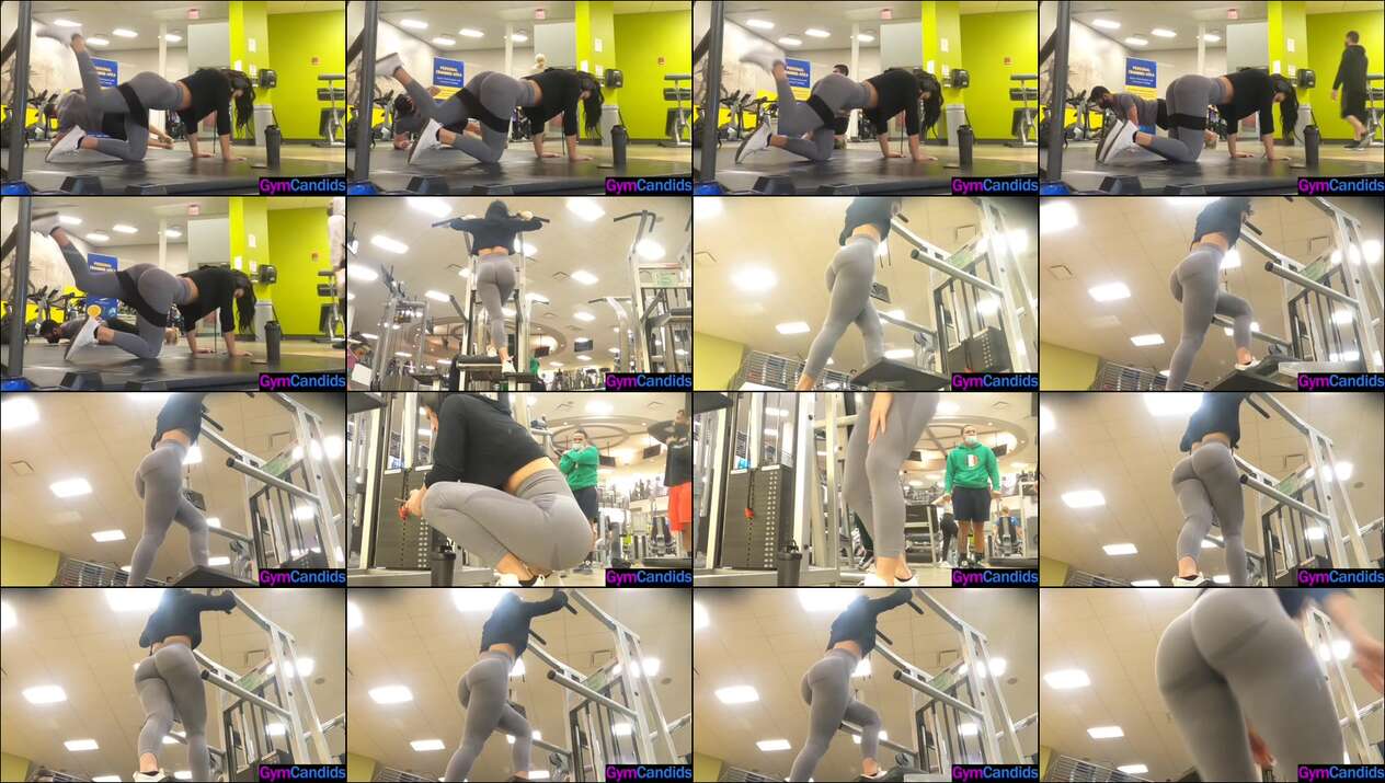 candid gym videos