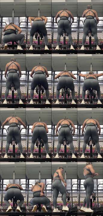 candid gym videos