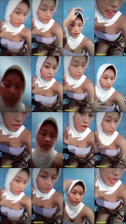 Zia Jilbab ABG 18yo pamer tt dan colmek part (3)