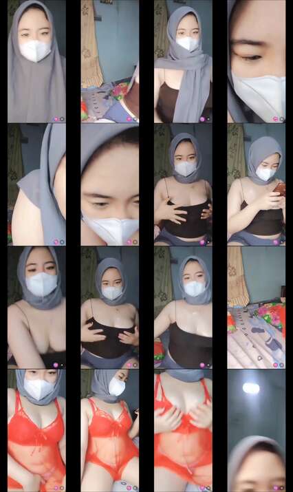 Jilbab pamer toket di tiktok