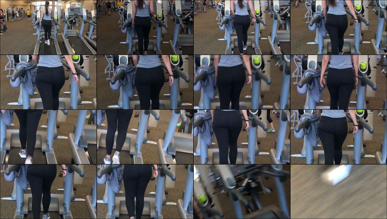 candid gym videos