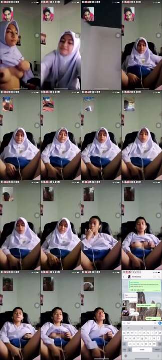 SISWI SMA HIJAB VCS COLMEK