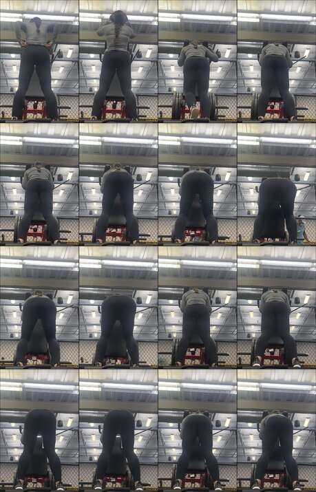 candid gym videos
