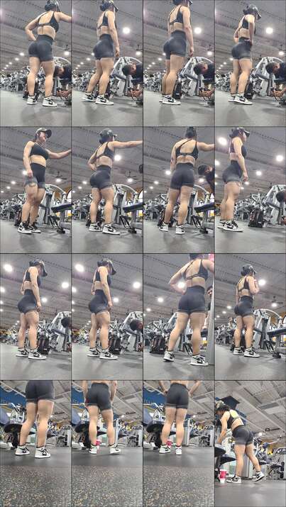 candid gym videos