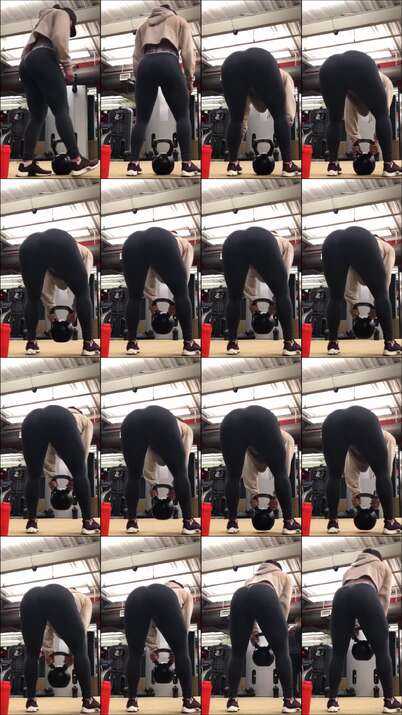 candid gym videos