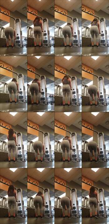 candid gym videos