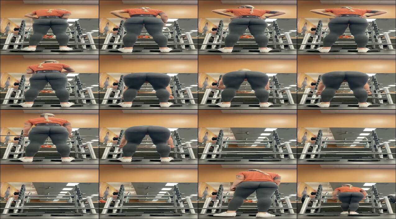 candid gym videos