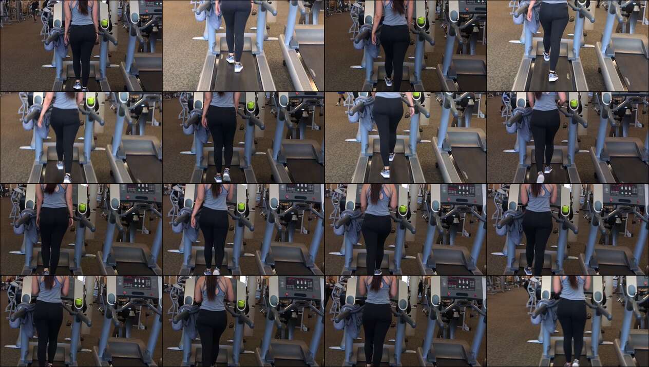 candid gym videos