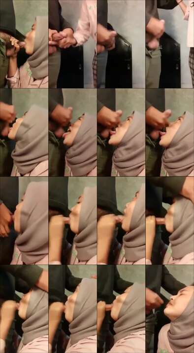 Jilbab Sepong Crot Dimulut