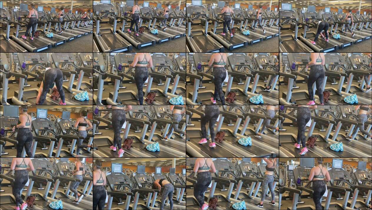 candid gym videos