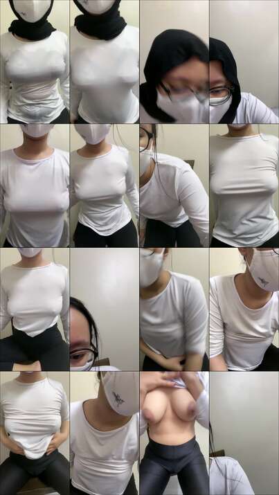 Aurora Jilbab Hitam Lepas Bra Jepit Toket ID 13636191 Mango