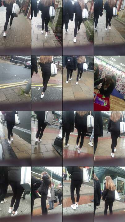uk leggings candid videos