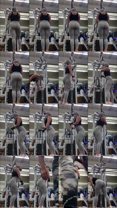candid gym videos