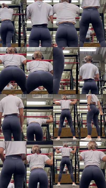 candid gym videos