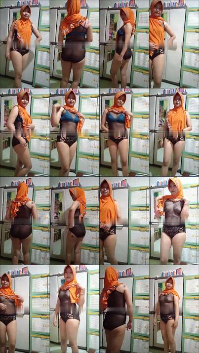 Hijab orange 5