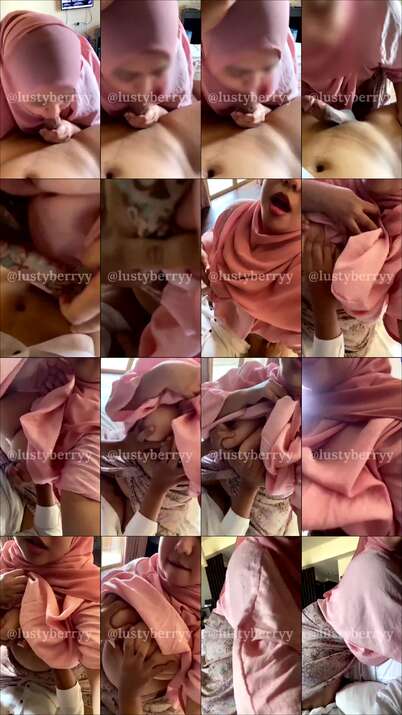 Mbak LustyBerryy Berjilbab Keenakan Ngewe