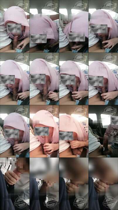 Sepongan Innocent MILF Jilbab Dalem Mobil Malay Punya