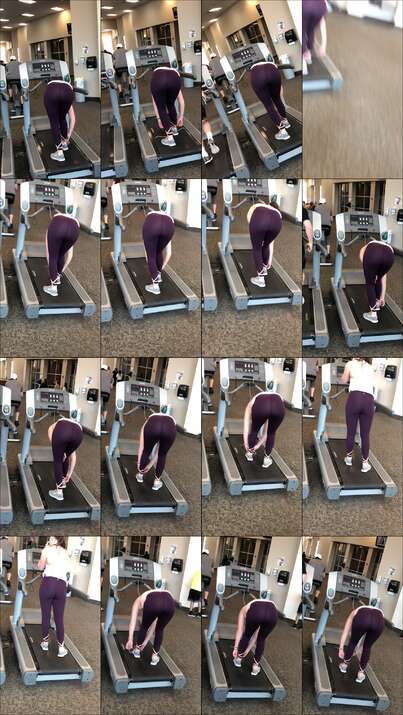 candid gym videos