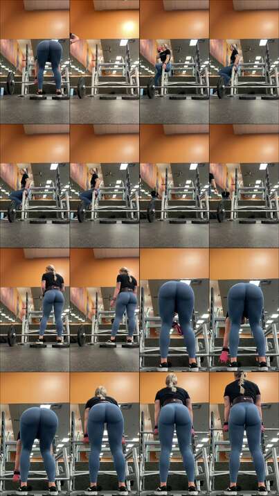 candid gym videos
