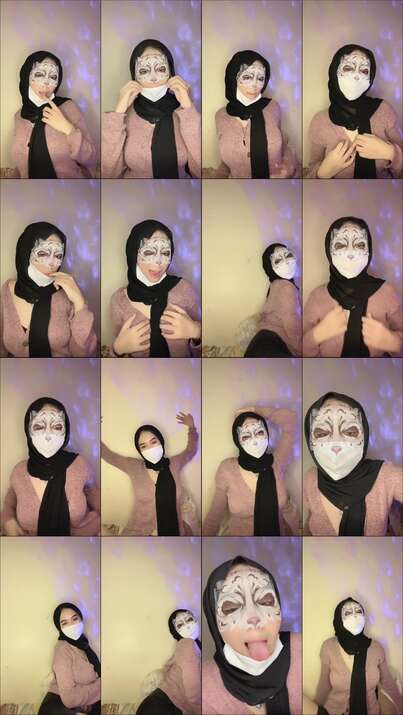 Bebi Hijabers Nakal Pamer Anu Nakal Temenin Crot Sayang