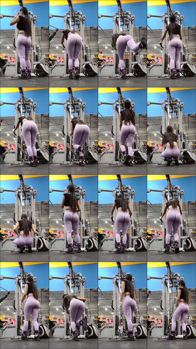 candid gym videos